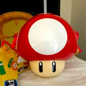 Universal Studio Nintendo Mario brothers Toad Popcorn Bucket Bag